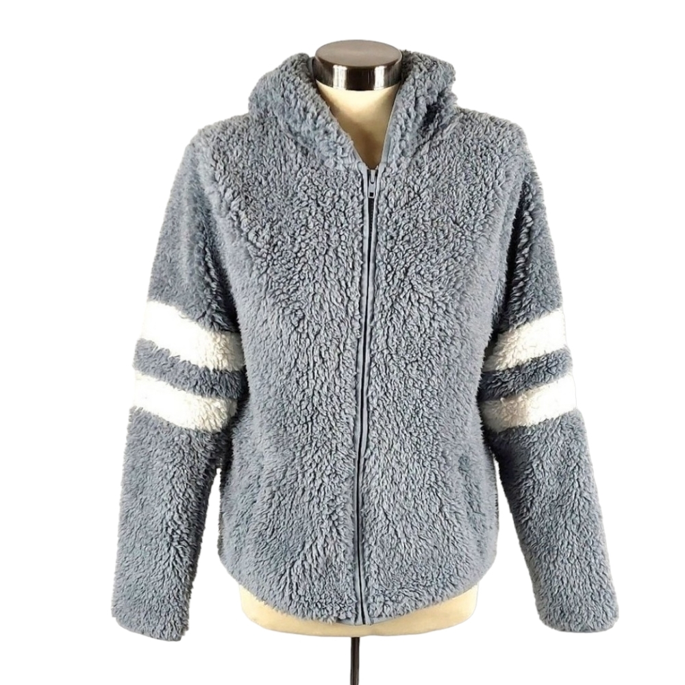 American SO Softest Sherpa Long Sleeve Hoodie Jacket